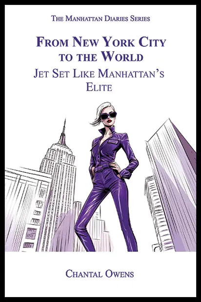 Front cover of “From New York City to the World” the NYC luxury travel guide featuring luxury travel.